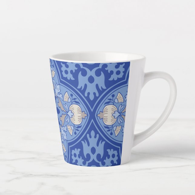 Caneca De Café Latte Royal Bloom (Direita)
