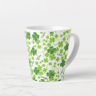 Caneca De Café Latte "Rua. Dia de Patrick" Latte Mug