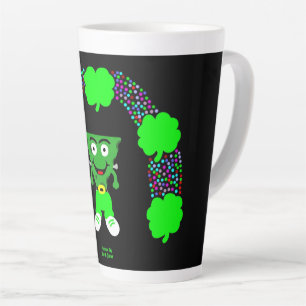 Caneca De Café Latte Rua, FrankenQueijo Grande Lata de Queijo de Patric