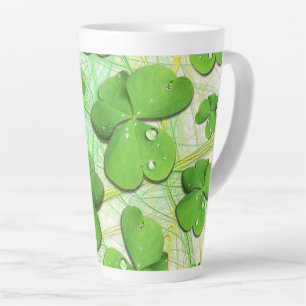 Caneca De Café Latte Rua Verde Shamrock iPhone 5 Case-Mate de Patrick
