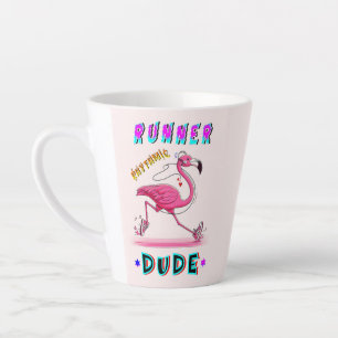 Caneca De Café Latte Runner Rhythmic Dude