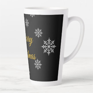 Caneca De Café Latte Russo Mínimo Personalizável Invernos Elegantes