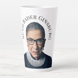 Caneca De Café Latte Ruth Bader Ginsburg