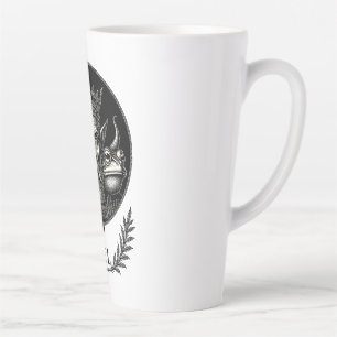 Caneca De Café Latte Sabedoria do Triplo Olhar de Bael