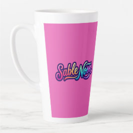 Caneca De Café Latte Sable Noon - Logotipo Básico