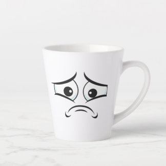 Caneca De Café Latte Sad Mug - Sips, Sighs & Silent Cries - Moody Mug