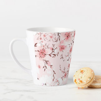 Caneca De Café Latte Sakura