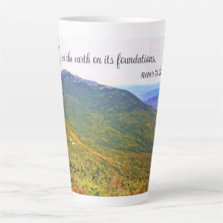 Caneca De Café Latte Salmo 104:5 Latte Mug