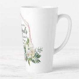 Caneca De Café Latte Salmo 147:3 Latte Mug