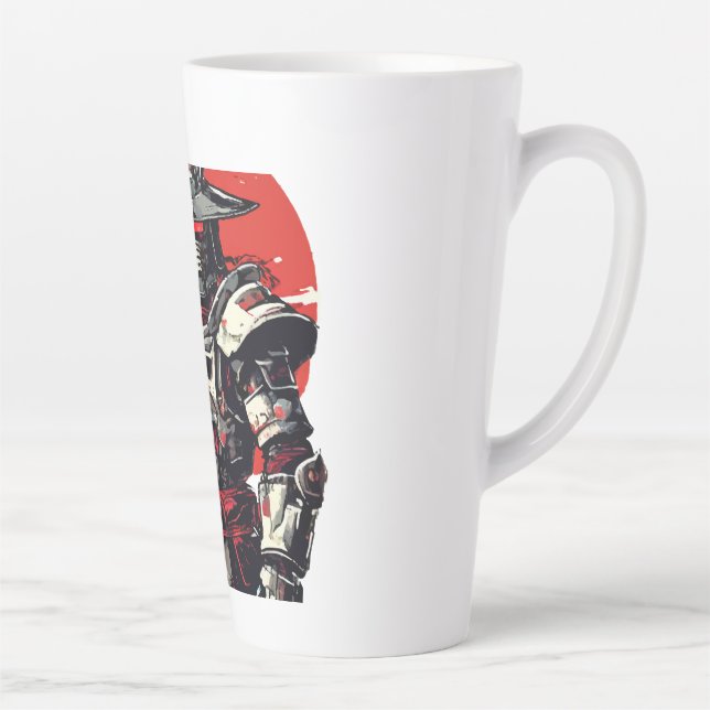 Caneca De Café Latte samurai (Direita)