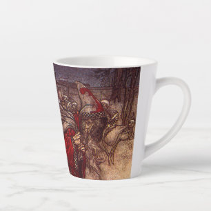 Caneca De Café Latte Santa Claus Arthur Rackham