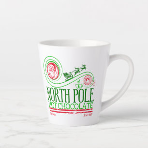 Caneca De Café Latte Santa Clause Chocolate Quente do Polo Norte