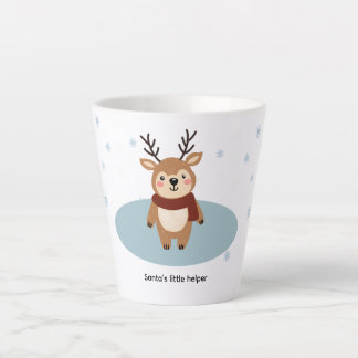 Caneca De Café Latte Santa’s Little Helper