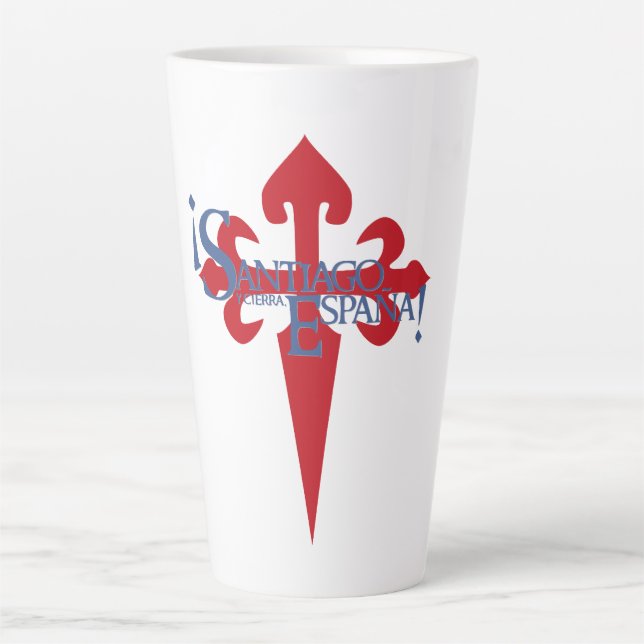 Caneca De Café Latte Santiago (Frente)