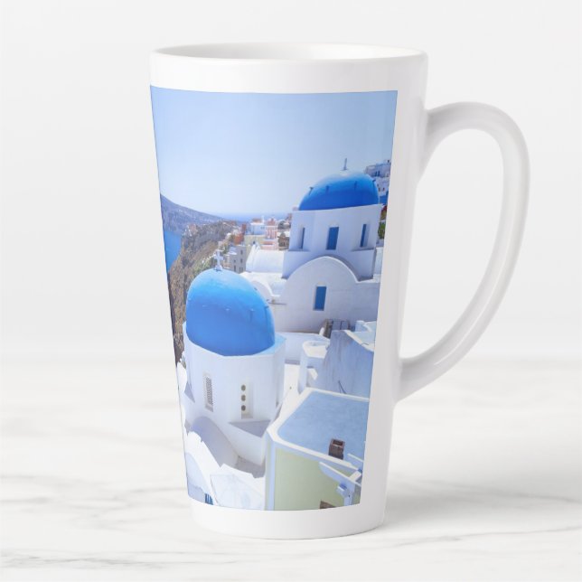 Caneca De Café Latte Santorini (Direita)