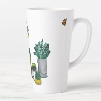 Caneca De Café Latte Santuário de Jardim
