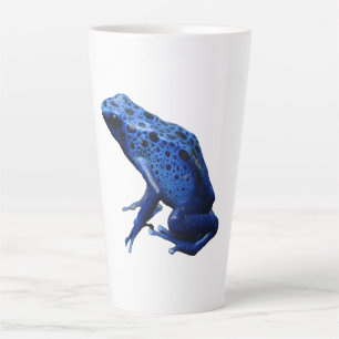 Caneca De Café Latte Sapo Dart Azul