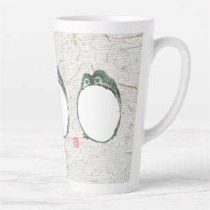 Caneca De Café Latte Sapo de Rã Japonês Mal-Humorado Século XIX