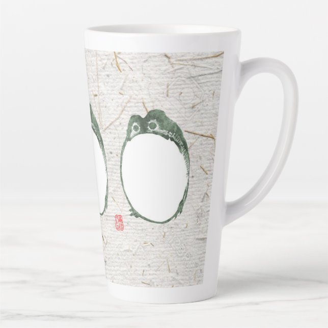 Caneca De Café Latte Sapo de Rã Japonês Mal-Humorado Século XIX (Direita)
