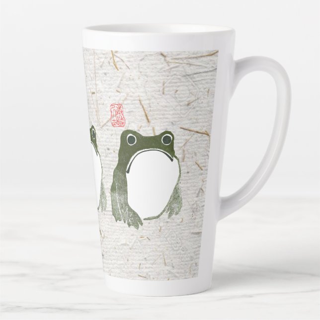 Caneca De Café Latte Sapo Indecente Japonês Fez século XIX (Direita)