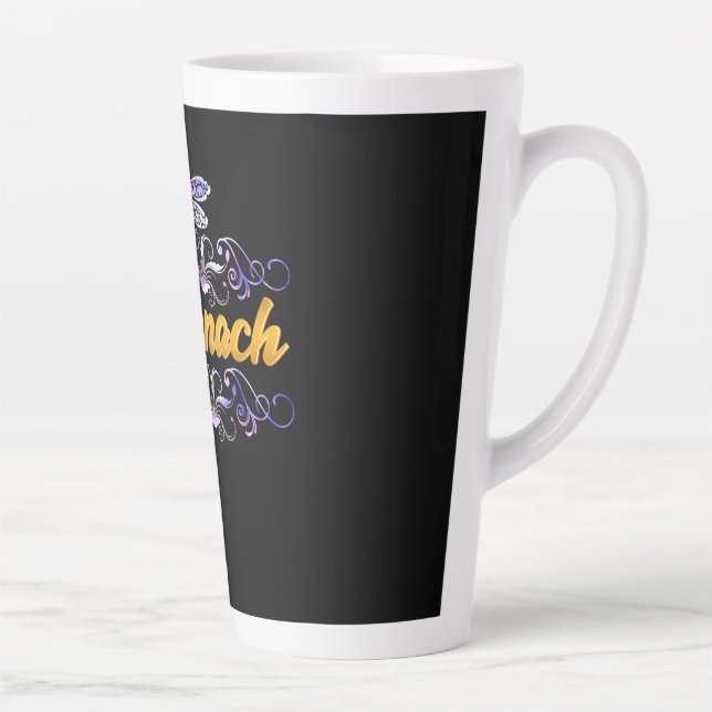 Caneca De Café Latte Sassenach Dragonfly Azul (Direita)
