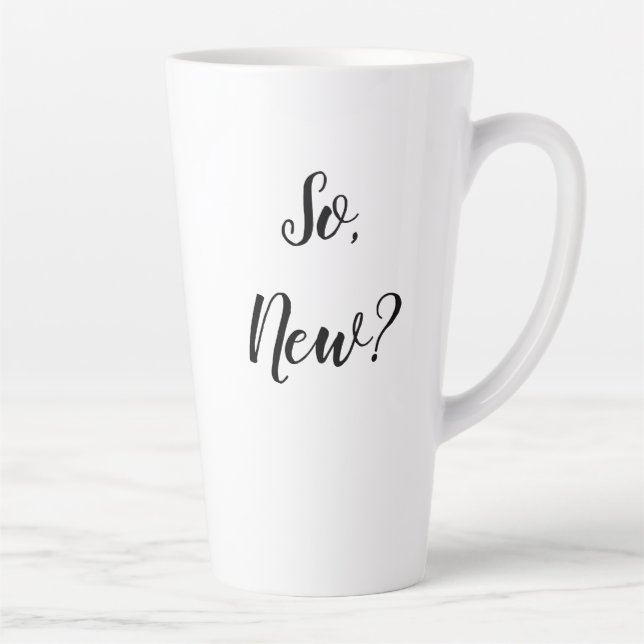 Caneca De Café Latte Sassy Greeting (Direita)