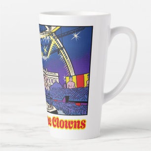 Caneca De Café Latte Sátira Política Mande Entrar os Palhaços Casa Bran
