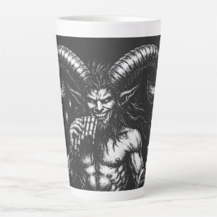 Caneca De Café Latte Sátiro Invernal Hornado — por BurnsInHell