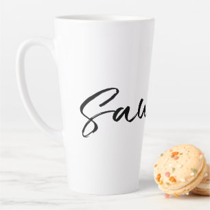 Caneca De Café Latte Saudade Black