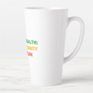 CANECA DE CAFÉ LATTE SAÚDE MENTAL: PORQUE SANIDADE É NA MODA