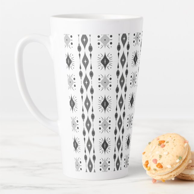 Caneca De Café Latte Scandi Motif | (In Situ)