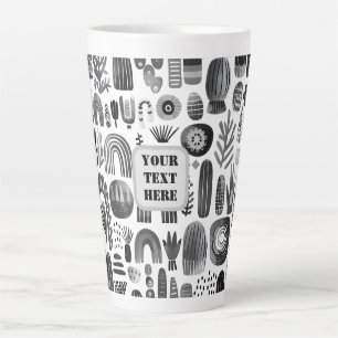 Caneca De Café Latte Scandi Motif n.o 5  