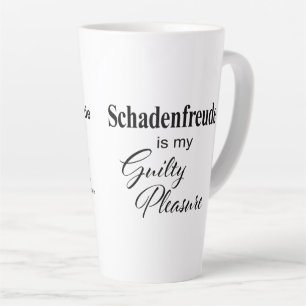 Caneca De Café Latte Schadenfreude* é minha esposa latte mug