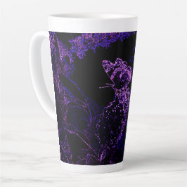 Caneca De Café Latte Schmetterling  Lila