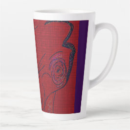 Caneca De Café Latte Sci-fi Fantasy Hunting Dog