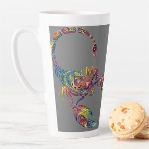 Caneca De Café Latte Scorpion Art Design Mug