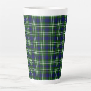 Caneca De Café Latte Scotland Tweedside District Tartan