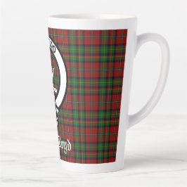 Caneca De Café Latte Scottish Clan Boyd Crest Crachá & Tartan