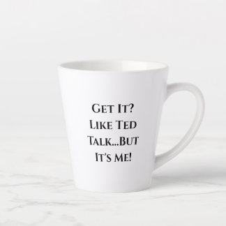 Caneca De Café Latte Sed Talk Tagline Mug