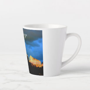 Caneca De Café Latte Sedona Red Rocks Thunder_Cove