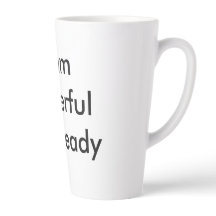 Caneca de Café Latte Segunda-feira Mágica – Citaçã