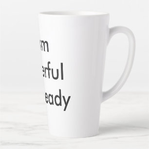 Caneca de Café Latte Segunda-feira Mágica – Citaçã
