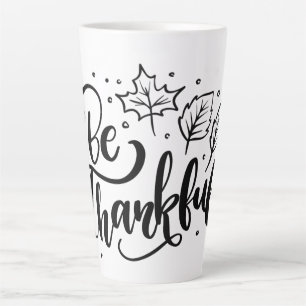 Caneca De Café Latte Seja grato