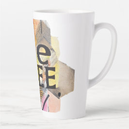 Caneca De Café Latte Seja livre