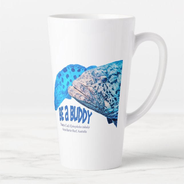 Caneca De Café Latte Seja um parceiro (Direita)