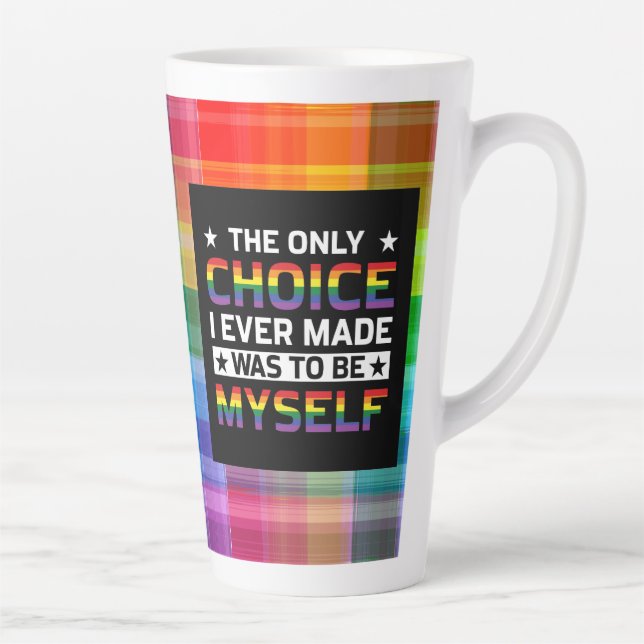 Caneca De Café Latte Seja você mesmo (Direita)