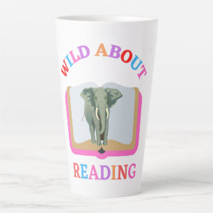 CANECA DE CAFÉ LATTE SELVAGEM SOBRE LEITURA