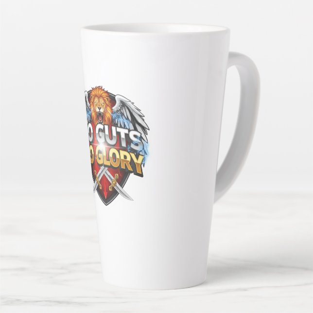 Caneca De Café Latte Sem Coração, Sem Glória: Mentalidade Motivacional  (Ângulo direito)