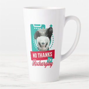 Caneca De Café Latte Sem Obrigados, estou recarregando a bateria do bot