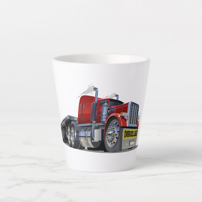 Caneca De Café Latte Seminário de desenho animado (Frente)